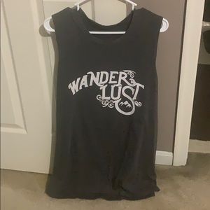 Extra long tank or tunic dress Wanderlust